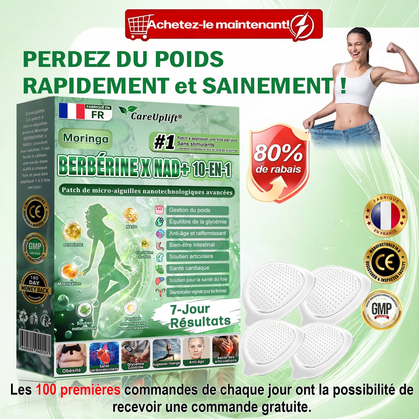 👩‍⚕️𝐂𝐚𝐫𝐞𝐔𝐩𝐥𝐢𝐟𝐭® 𝑴𝒐𝒓𝒊𝒏𝗴𝗮 · 𝗕𝗲𝗿𝗯𝗲𝗿𝙞𝙣𝙚 × 𝙉𝘼𝐃+ 𝟏𝟎-𝐞𝐧-𝟏 𝗣𝗮𝘁𝗰𝗵 𝗡𝗮𝗻𝗼 𝙈𝙞𝙘𝙧𝙤𝙣𝙚𝙚𝐝𝐥𝐞 — 𝐔𝐧𝐞 𝐚𝐩𝐩𝐥𝐢𝐜𝐚𝐭𝐢𝐨𝐧 𝐩𝐚𝐫 𝐣𝐨𝐮𝐫, 𝐜𝐡𝐚𝐧𝐠𝐞𝐦𝐞𝐧𝐭𝐬 𝐯𝐢𝐬𝐢𝐛𝐥𝐞𝐬 𝐞𝐧 𝟕 𝐣𝐨𝐮𝐫𝐬