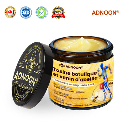 ADNOON®  Crème de guérison des os et de soulagement de la douleur au Botox et venin d'abeille